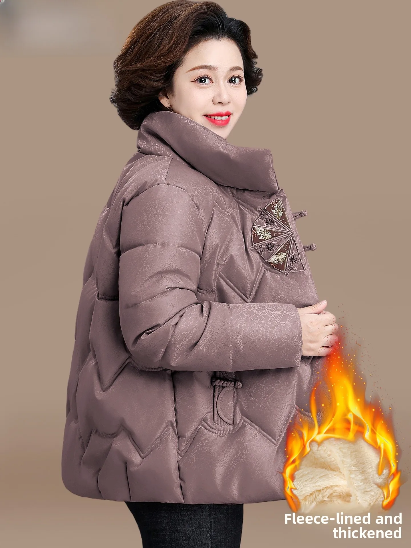 

Warmth down Cotton Jaet Women's Winter Outerwear Faionable Loose Fit ly 50 plus Autumn Winter New Arrival