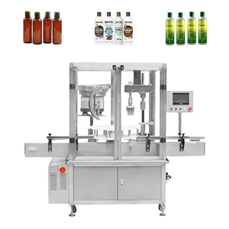 HC-50 High-Speed Automatic Screw Capper Beverage  Bottle Production Line Cap Sealing Machine for Glass Plastic Bottles
