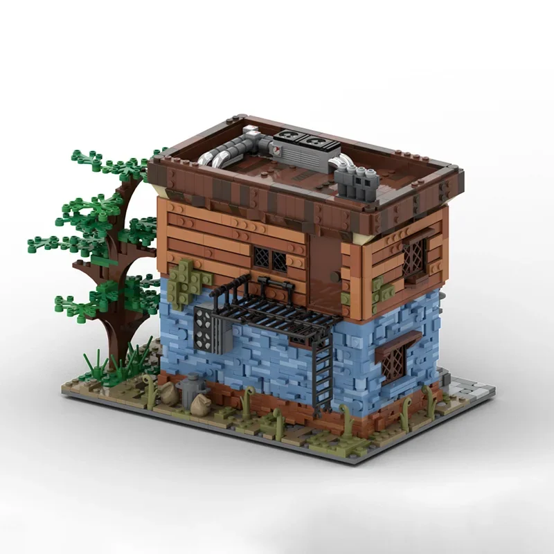 Moc Bausteine Herbst Haus Technologie Modulare Ziegel Modell Geschenke Weihnachten Spielzeug DIY Sets Montage