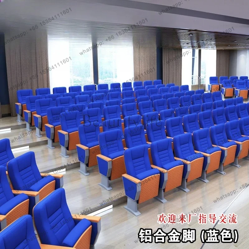 meeting room with row chairs Cinema School ladder classroom Aluminum alloy academic lecture hall seat