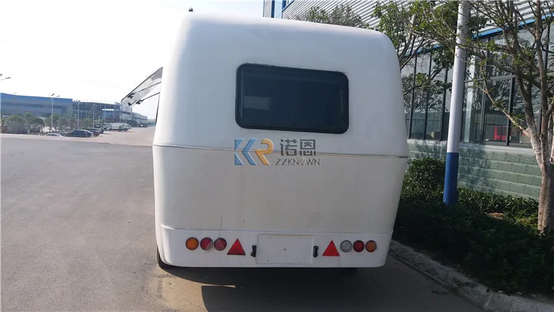Road Kleine Camper Trailer Caravan Auto RV' Camper Mobiele Home Travel Truck Met Ontlastklep RV Trailer Voor Reizen