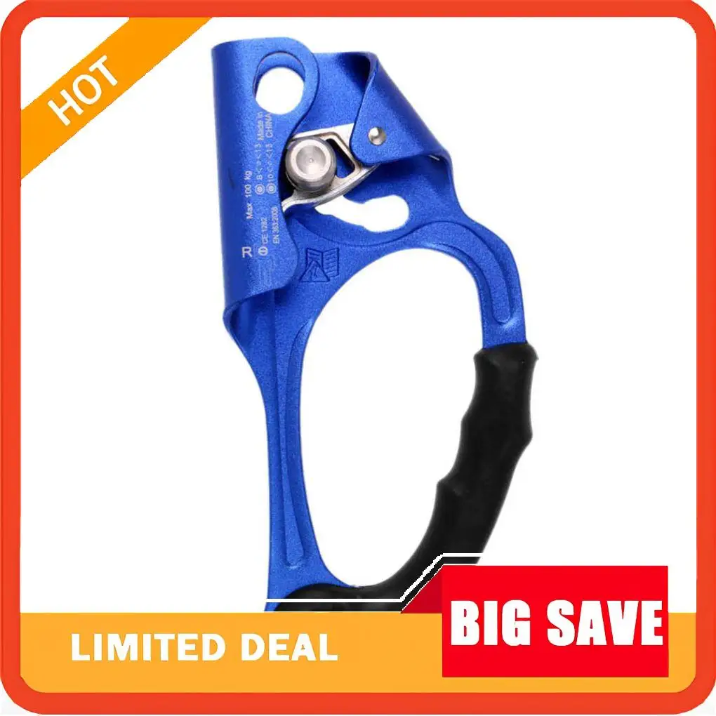 Rock Climbing Hand Ascender Mountaineer Riser Survival 100KG Maximum Load