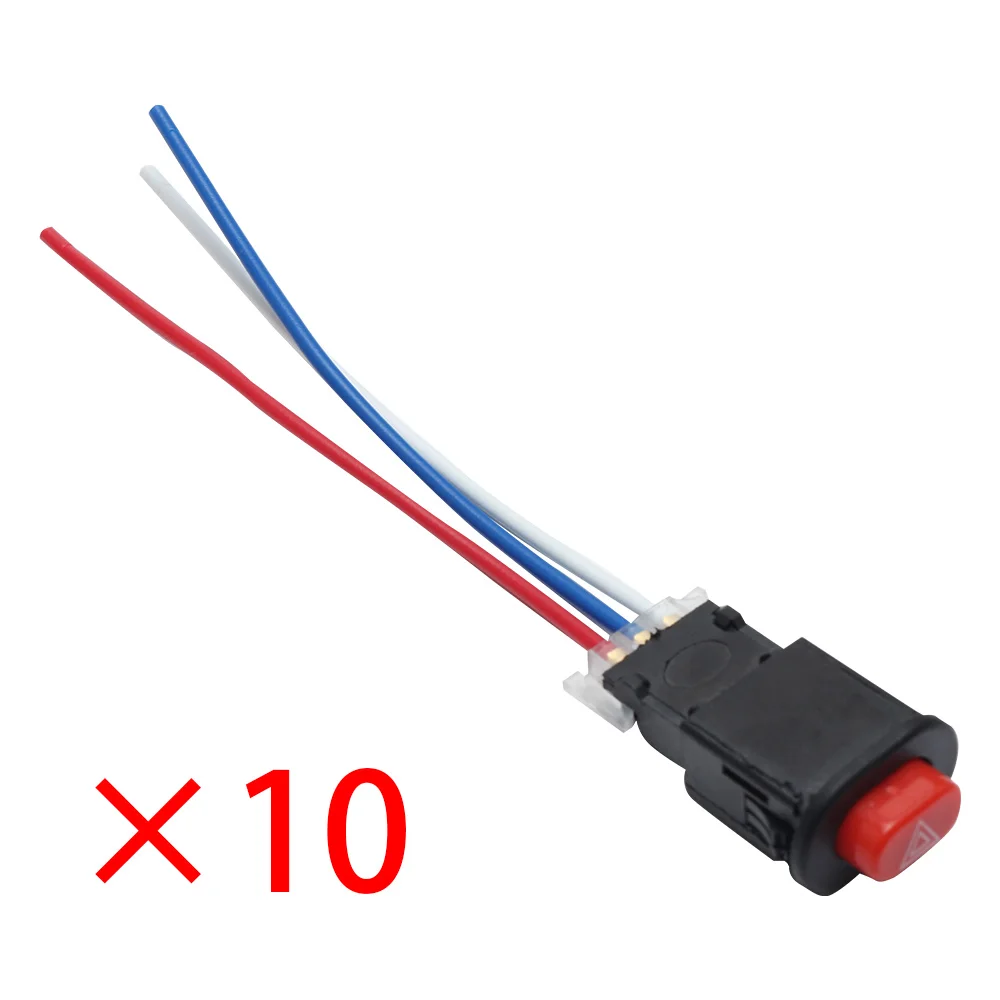 

12V-24V 5A Universal Motorcycle Warning Switch Double Flash&Trip Hazard Light