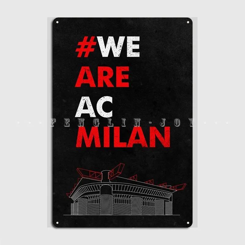 San Siro Poster Metal Plaque Wall Mural Cave Pub Printing Mural Painting Tin Sign Poster