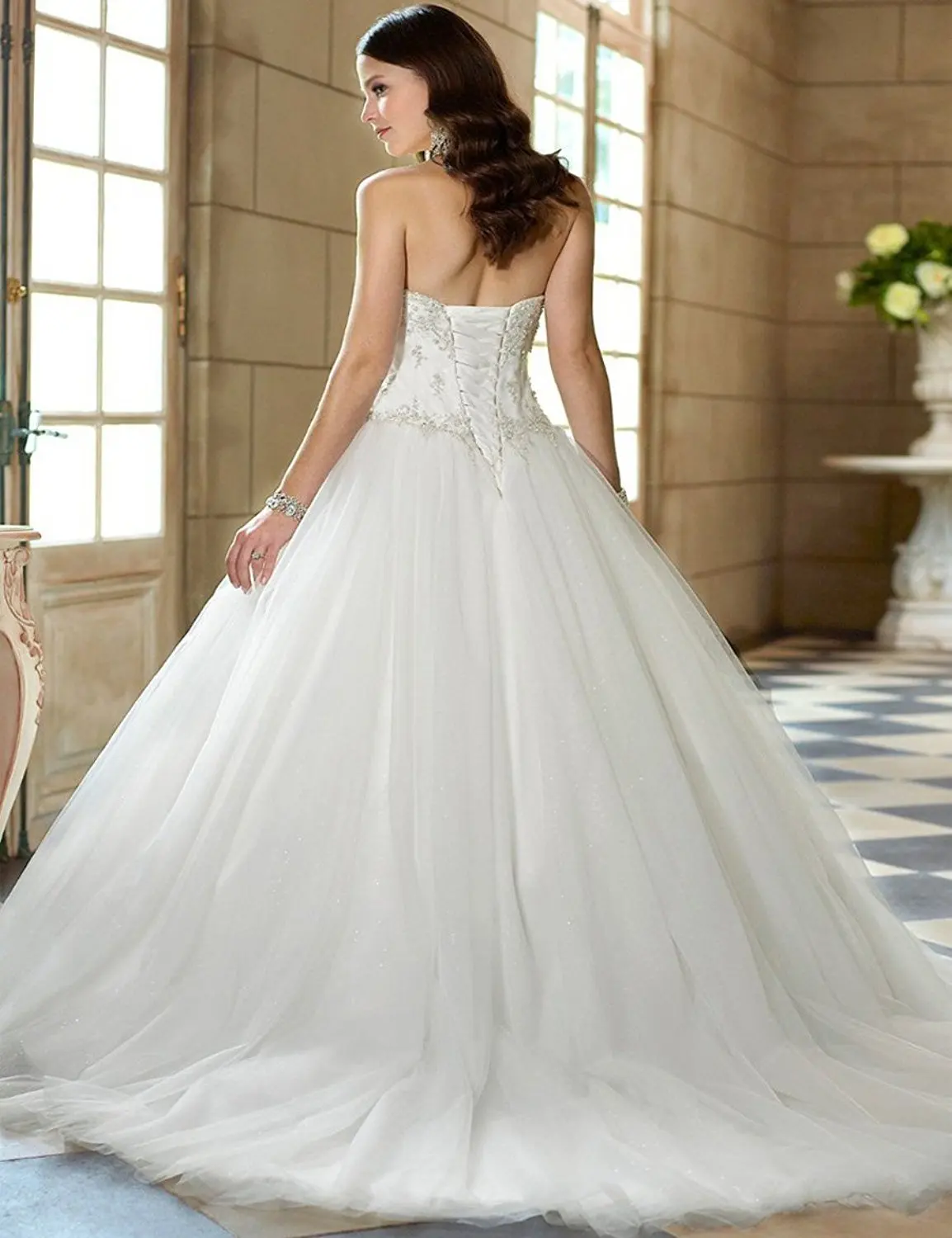 European and American pregnant princess wedding dress wedding dress large size drag wedding wholesale