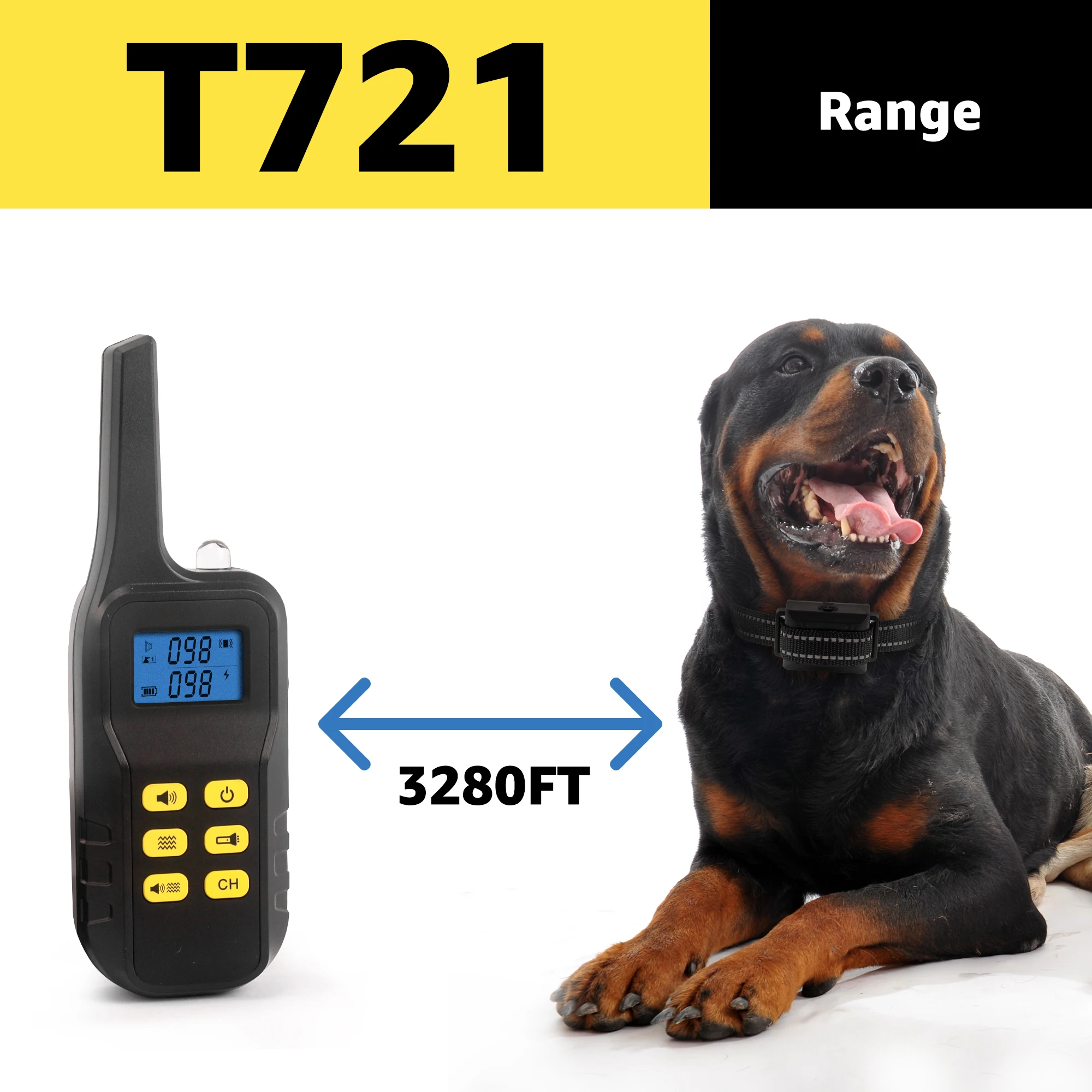 ノーショック2in1リモートドッグトレーニングカラー 100 - Dog Training Collar Remote 1000M Beep のレビューと価格