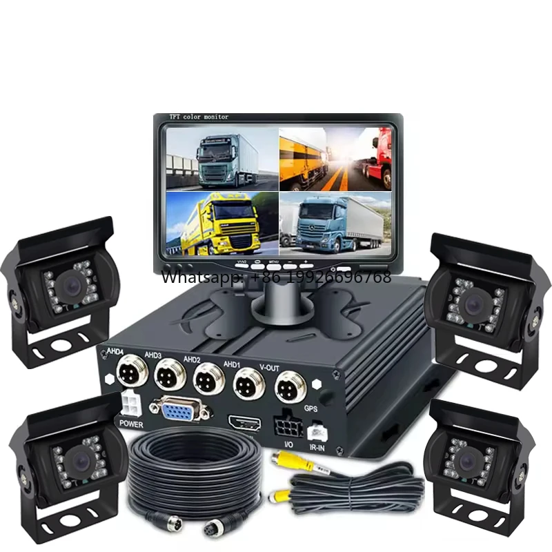 

AHD 1080P Truck MDVR System with Night Vision 4G GPS WiFi Waterproof Camera Support SD HDD Recording for Vehicle Surveillance ma