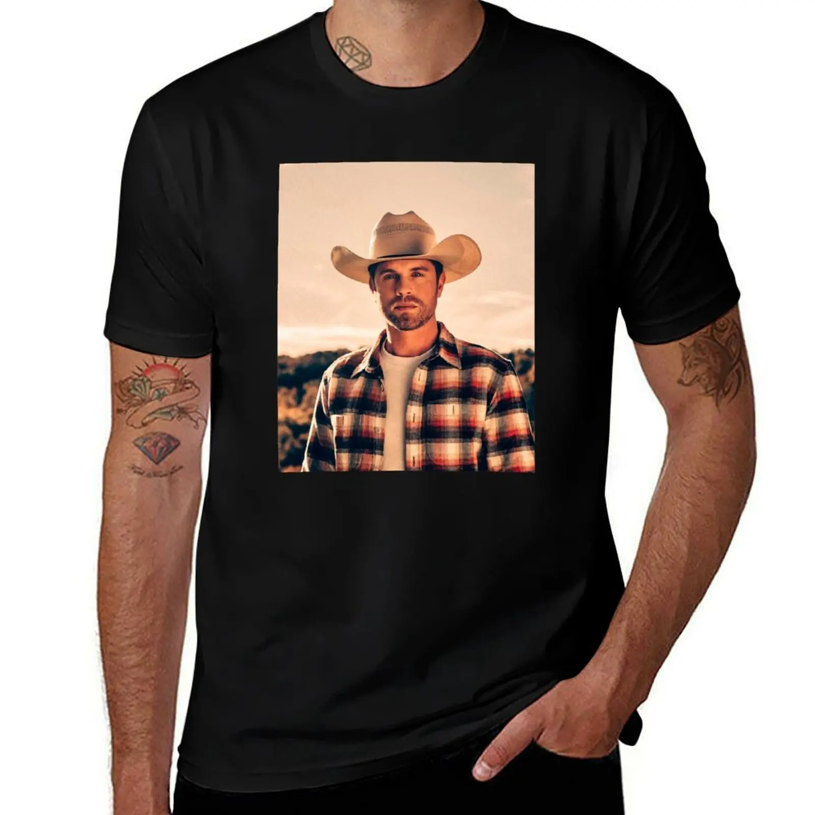

Dustin Lynch T-Shirt animal prinfor boys rapper graphic tees aesthetic clothes black t shirts for men