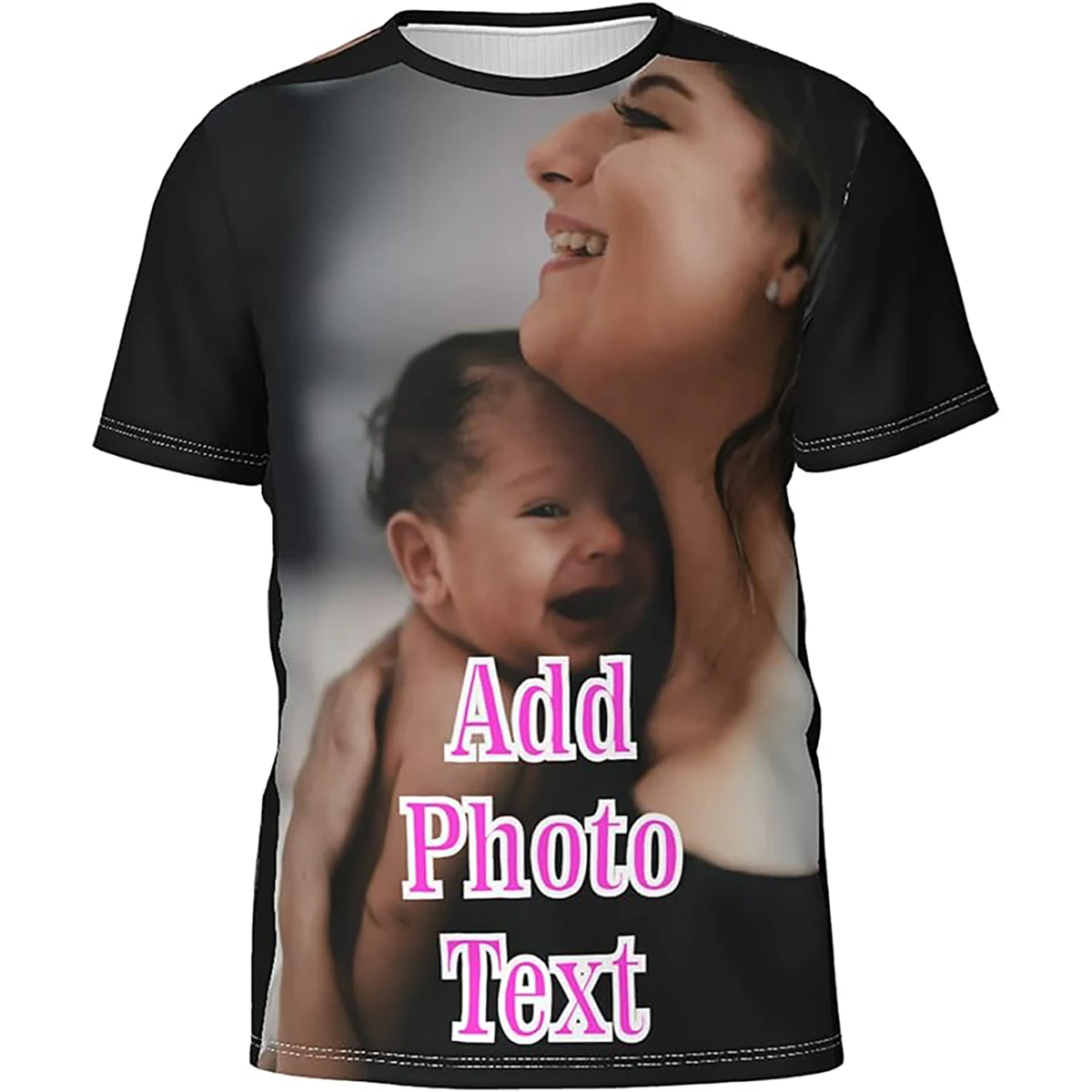 Custom T-shirt Photo Picture Pattern Your design name Personalized Logo 3d printed Shirt Clothing Jersey Your own gift Men Women