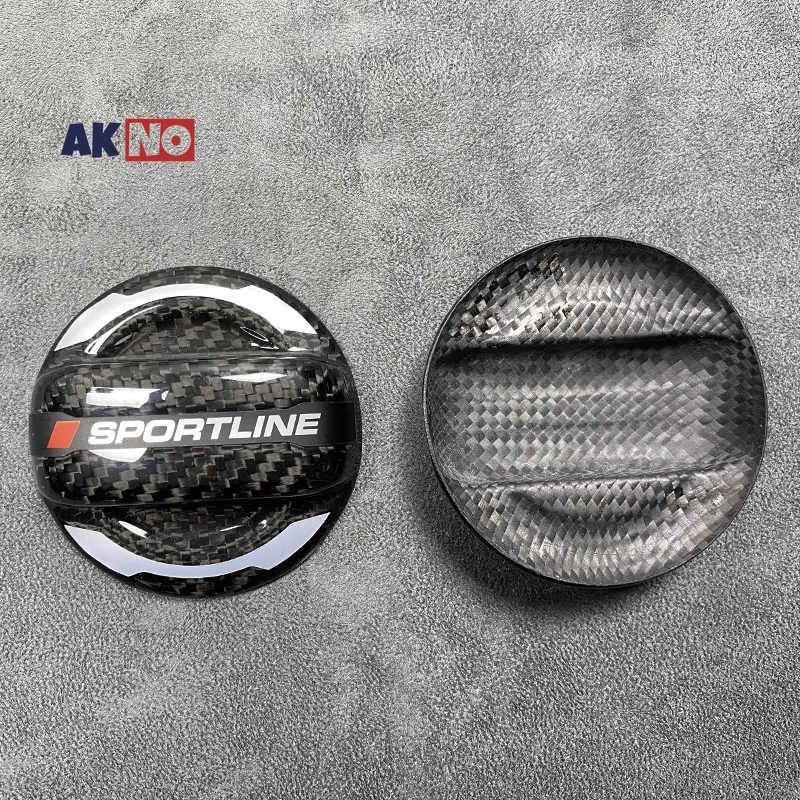 Customized carbon fiber fuel tank cap for Volkswagen, Audi, and Porsche