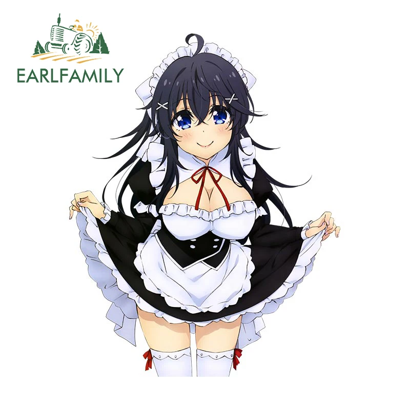 EARLFAMILYTamaki أكو ملصقات السيارات واقية من الشمس انسداد خدش ملصق بسيط محمول مرآة الرؤية الخلفية قافلة اكسسوارات السيارات