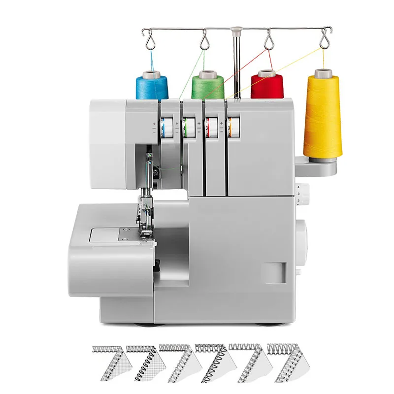 Multifunctional Overlock Sewing Machine Electric Desktop Overlock Sewing Machine Four-thread Three-thread Overlock Machine