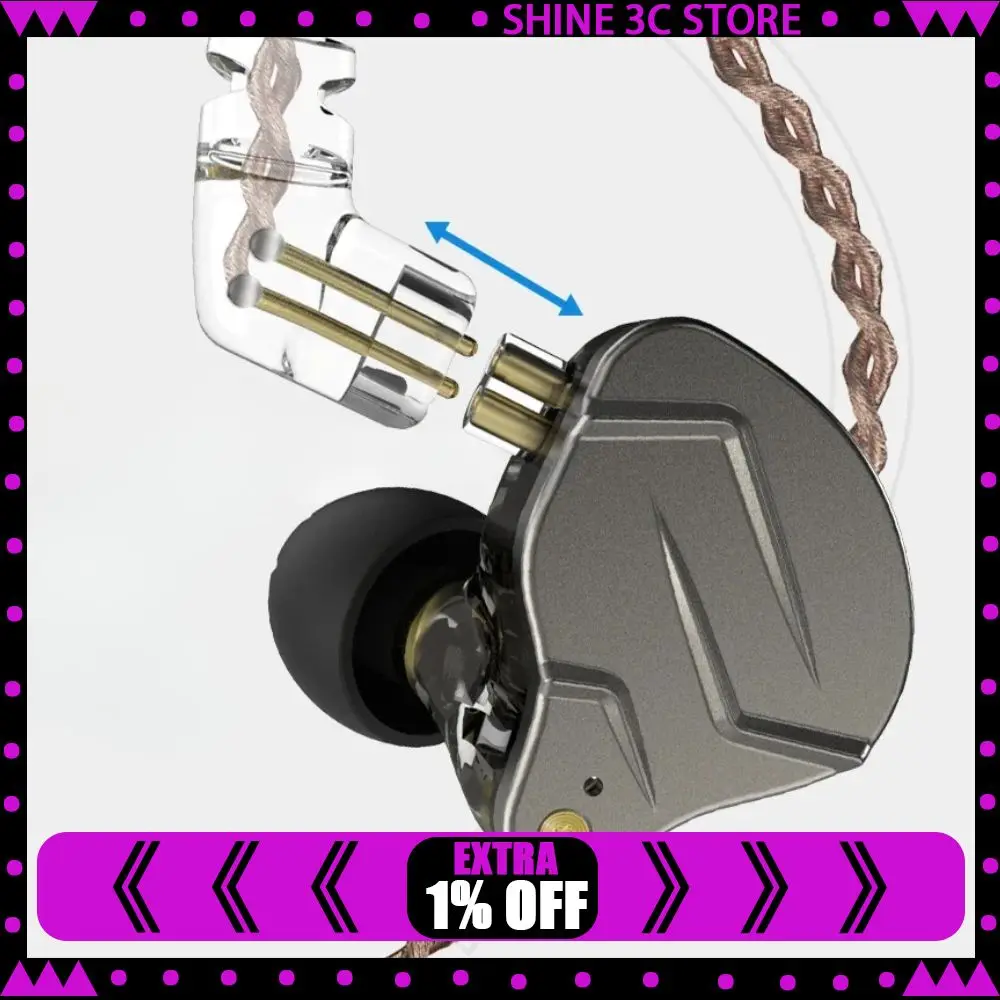 Kz Zsn Pro Earphone… - image