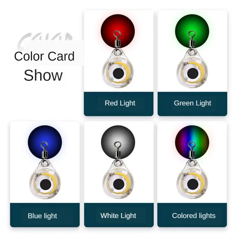 طعم صيد ليد تحت الماء ، ضوء مضيء ، قطرة عميقة ، طعم حبار ، إغراء لجذب الأسماك ، 10-صغير