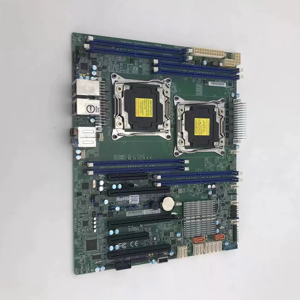For Supermicro Workstation Motherboard X10DAL-i  DDR4 LGA2011 E5-2600 v4 v3 Family Processor SATA3 LGA2011 DDR4