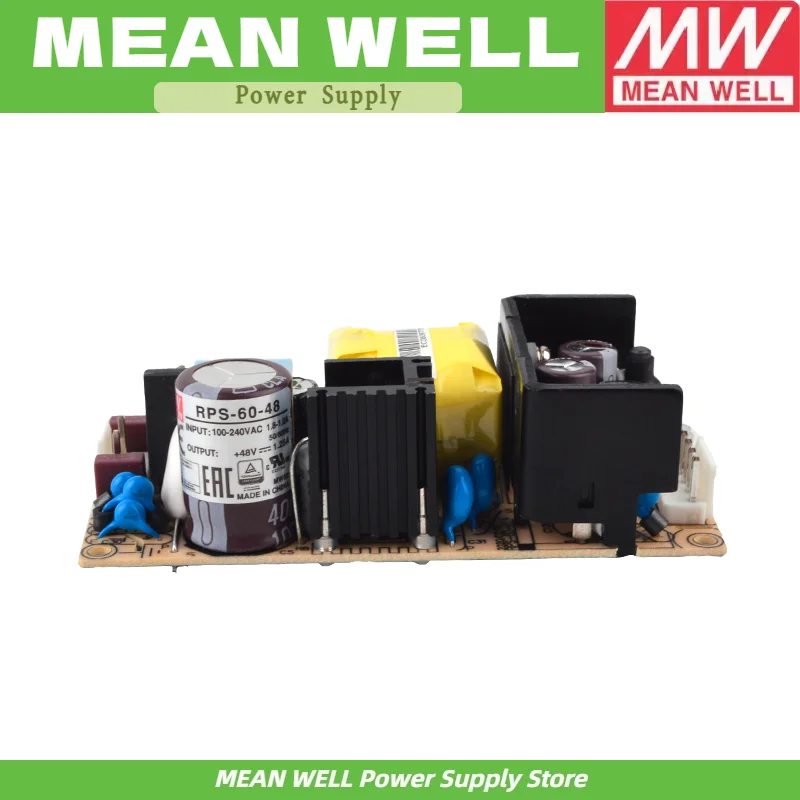 

MEAN WELL RPS-60 RPS-60-12 RPS-60-24 Reliable Green Medical Power Supply RPS-60 12V 24V