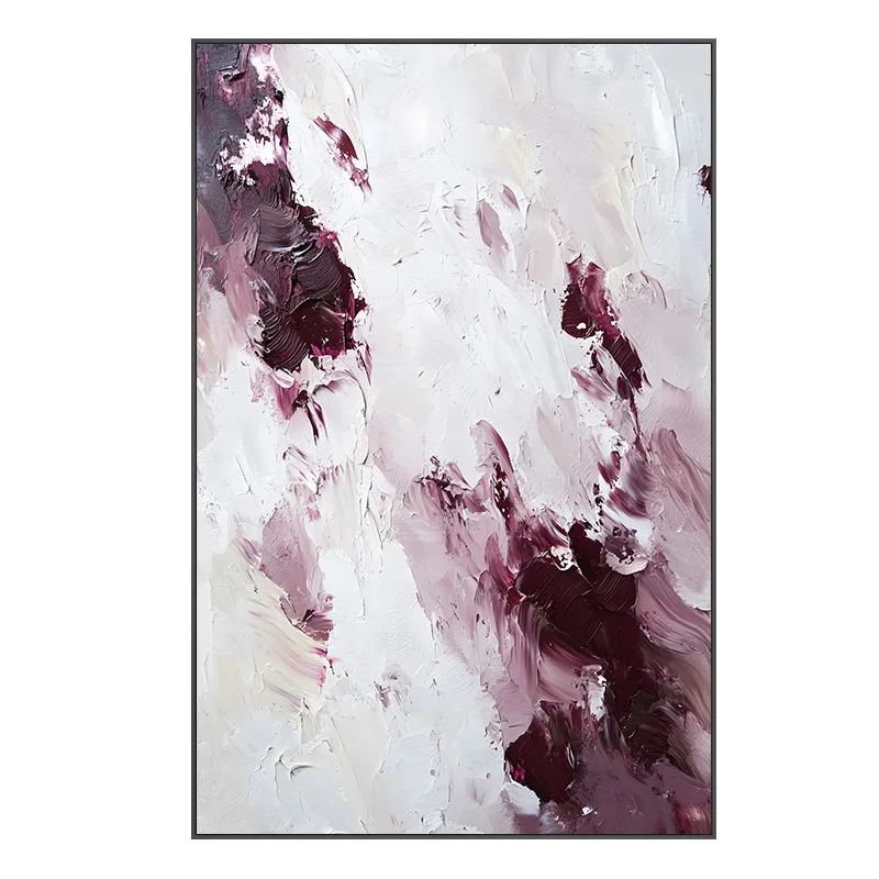 

Decoration High End Abstract Purple Club Hand Painted Oil Painting