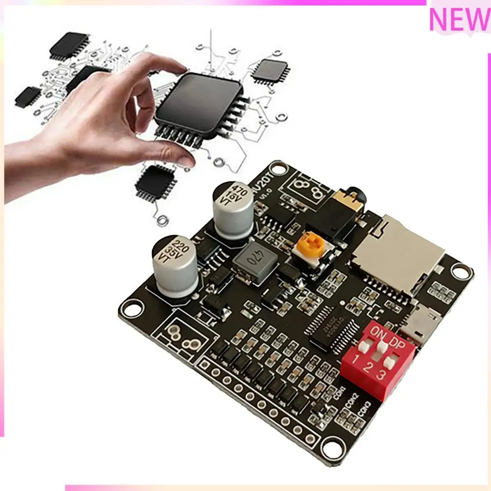 B27B DY-HV20T Modulo di riproduzione vocale 12V/24V Alimentatore 10W/20W Amplificatore Supporto Scheda Micro-SD Lettore musicale MP3 per Arduino