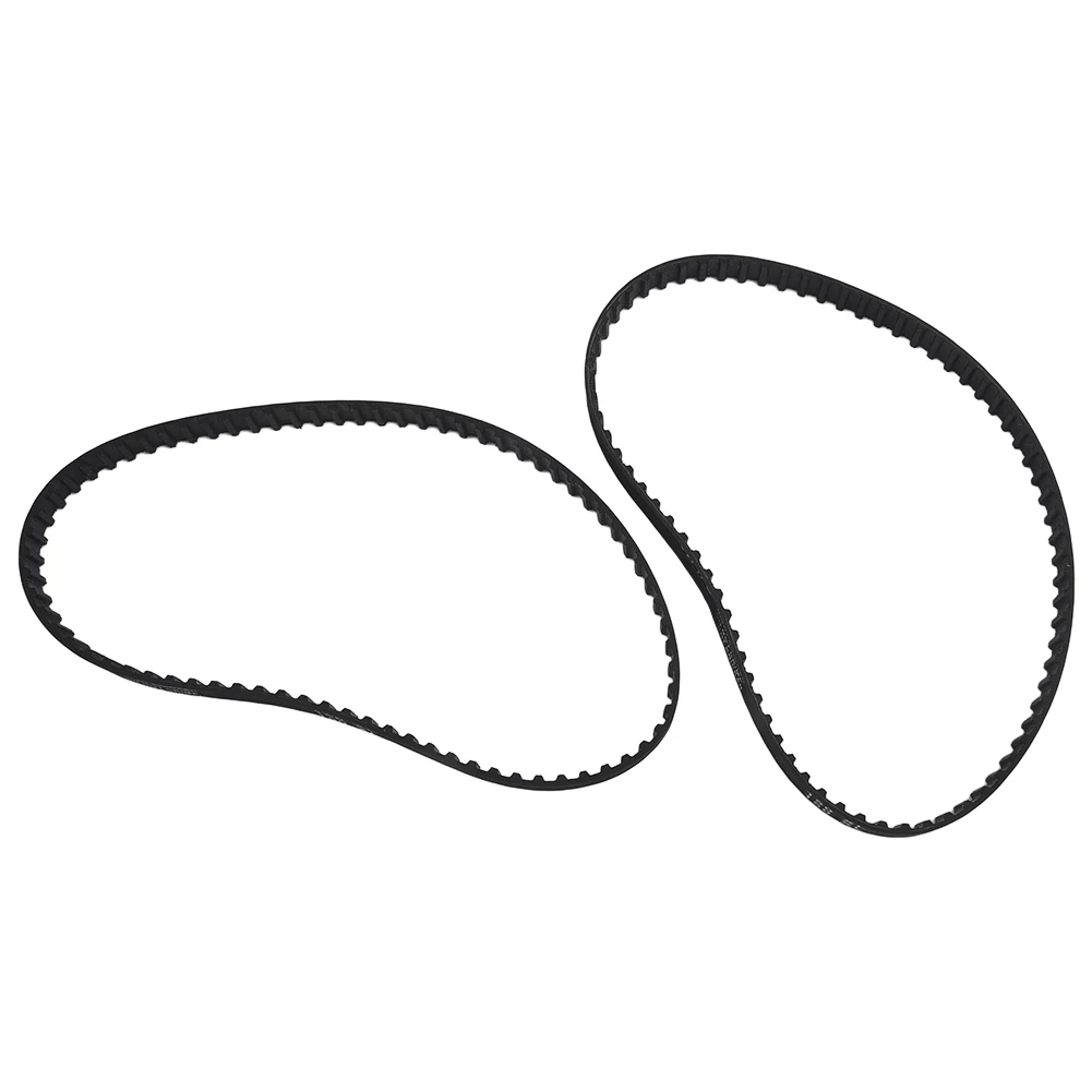Cog Geared Timing Belt Set 2pcs 150XL037 for For 6502 Disc Sander 90228-060 Low Noise Industrial Belt Assembly