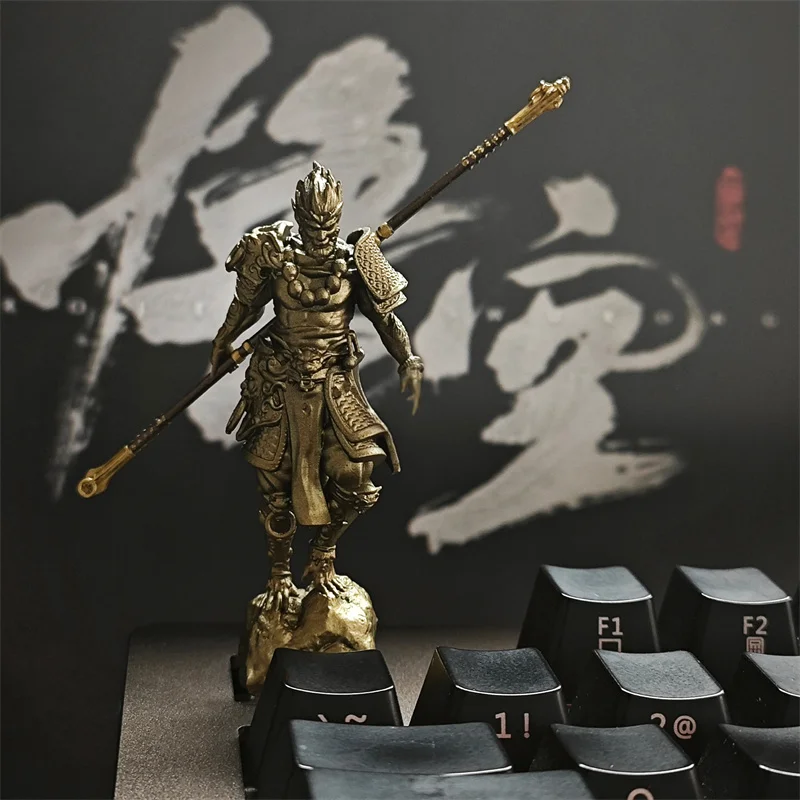 Hot Black Myth Wukong Keycaps 3d Stereo Sun Wukong Monkey King Mechanical Keyboard Keycap Gaming Supply Figure Boy'S Xmas Gift