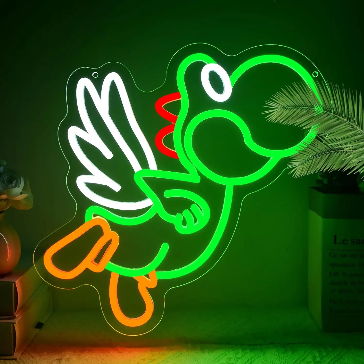 

Anime Neon Sign Dinosaurs LED Neon Light for Game Room Boy Bedroom Bar Home Party Shop Wall Decor Dimmable Kawaii Birthday Gifts