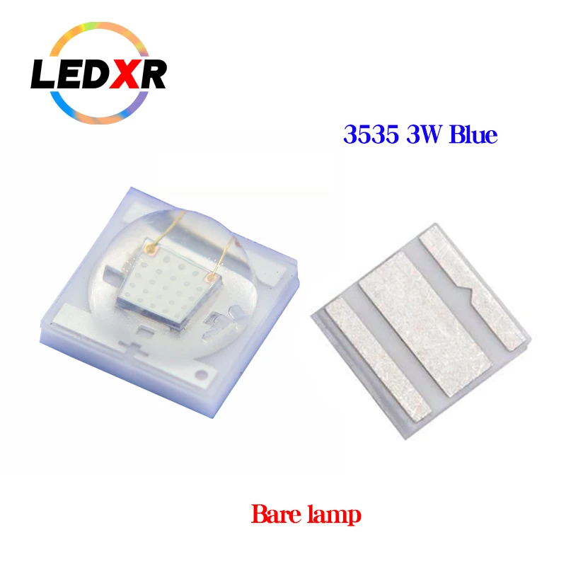 High Power 3w Royal Blue 450nm 460-465 Blue LED 3535 XPE LED Lamp Bead 3535 Ceramic Lamp Bead LED Light Emitting Diode led PCB