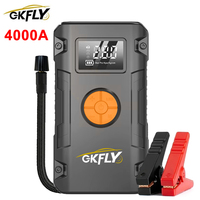 4000A Car Jump Starter with air Compressor Portable Flashlight Starting Device Power Bank Battery Automotive Booster starter