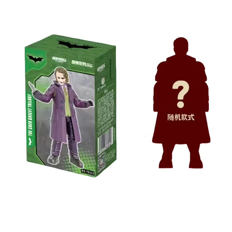 6pcs DC Justice League Batman ABS Joint Mobiliteit Bruce Wayne Joker Two-Face Bane Action Figure Blind box Anime pop Speelgoed Gift