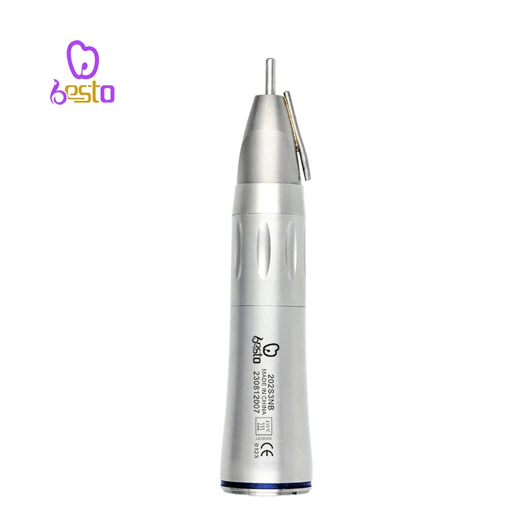 1:1 den tal Low Speed Surgical Handpiece Straight Nosecone Inner Spray Contra Angle Stainless Steel E-type Medical Equipment