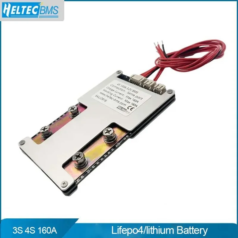 Heltecbms 3s bms 4s lifepo4 160a Ternary lithium/Lifepo4 battery protection board 12V inverter/1500w trawlers/marine propellers