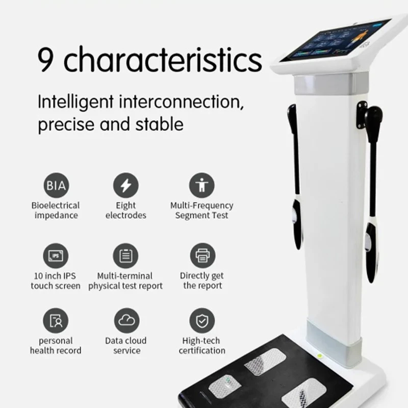 Intelligent Body Fat Scale, Body Water Analyzer, Professional Body Composition Machine for Gym, School & Home