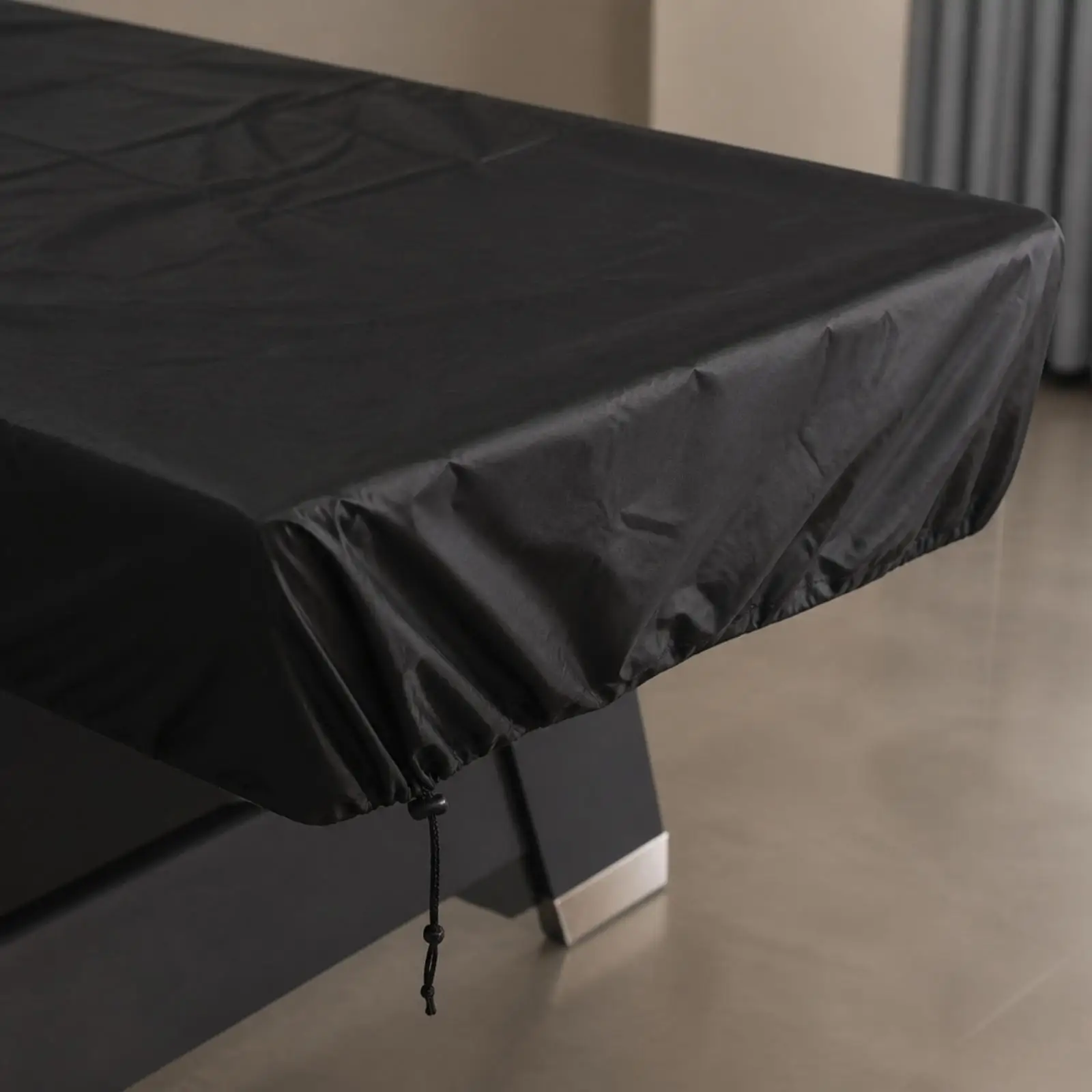 Pool Table Cover Waterproof Oxford Cloth Billiard Protector with Drawstring for Snooker Table Dustproof Moisture Guard Game Room