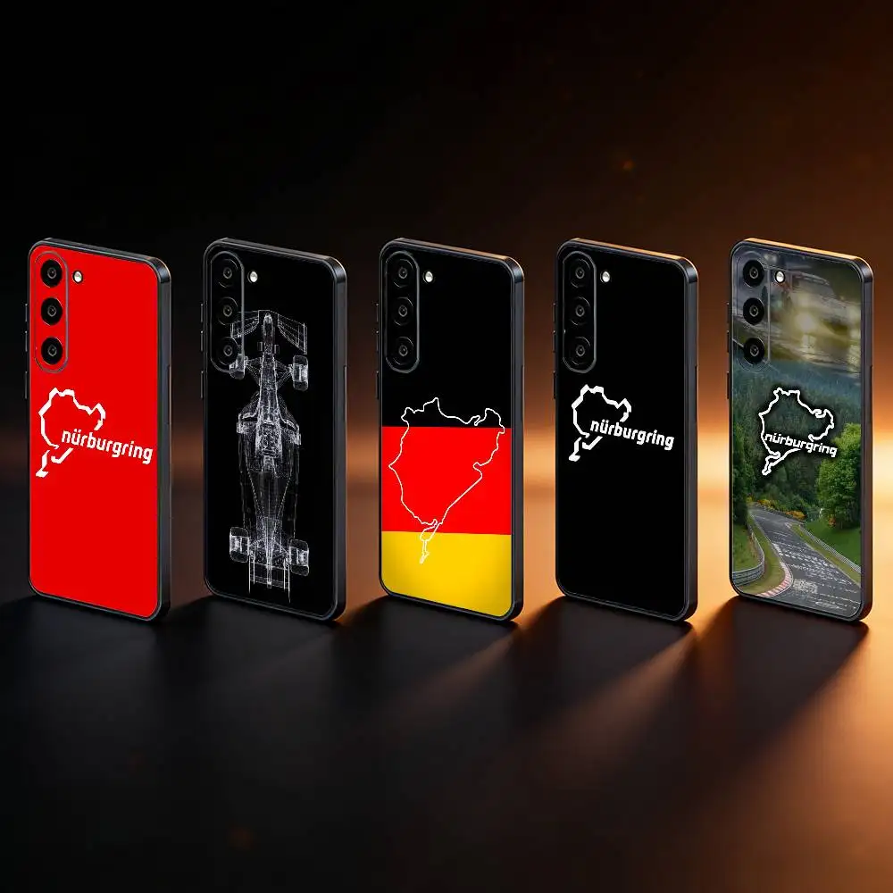

N-Nurburgring Sport Car Cool Phone Case For Samsung Galaxy A73,A72,A71,A70,A53,A52,A51,Others Soft Black Cover