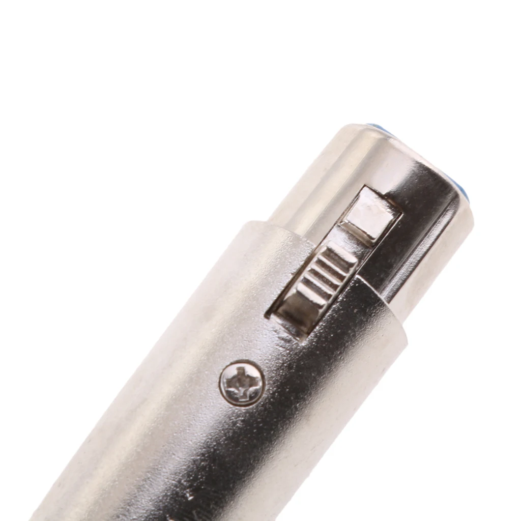 Metal XLR to RCA Female Adapter Mic Audio Connector High Performance for Studio and Amplifier Use
