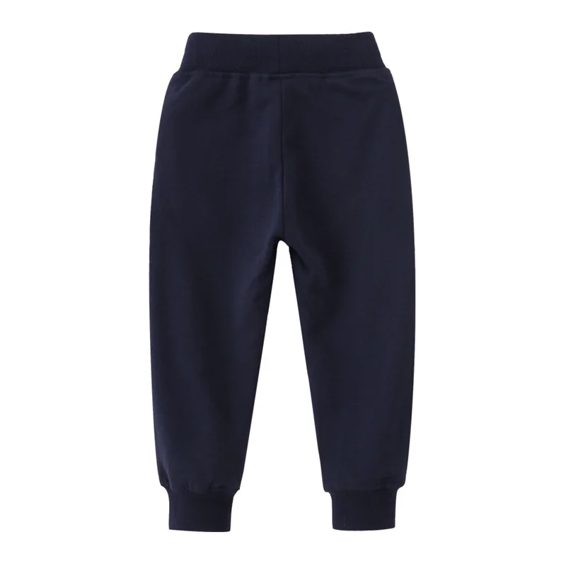 2-7T Baby Kids Boys Sweatpants Forklifts Embroidery Cars Hot Selling Children's Trousers Autumn Spring Kids Clothing Pants