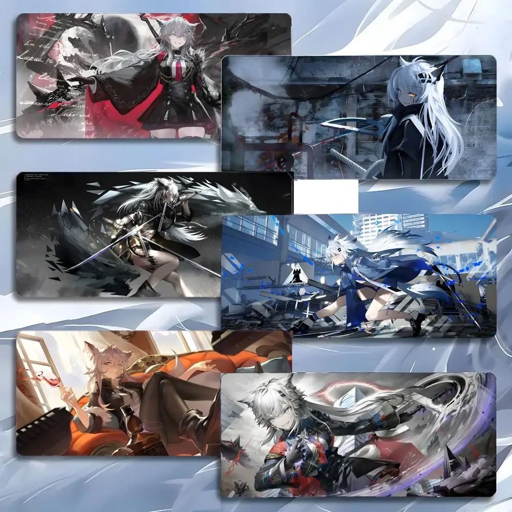 

Arknights wild Lappland Mouse Pad Mousepad Large Gaming LockEdge Thickened PC Table Desk Mat