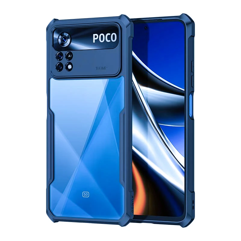 Shockproof Case For Poco X5 F5 X4 Pro M4 M5S X3 GT F4 Transparent Phone Cover For Pocophone C65 M4 Pro F3 Carcasa Funda Coque