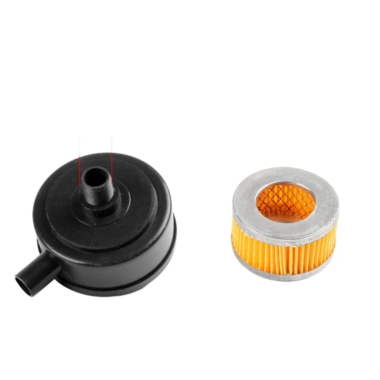 

2026 Belt Type Air Compressor Muffler And Filter Element For Piston Models 0.25/8 0.36/8 4KW Noise Reduction Industrial Use