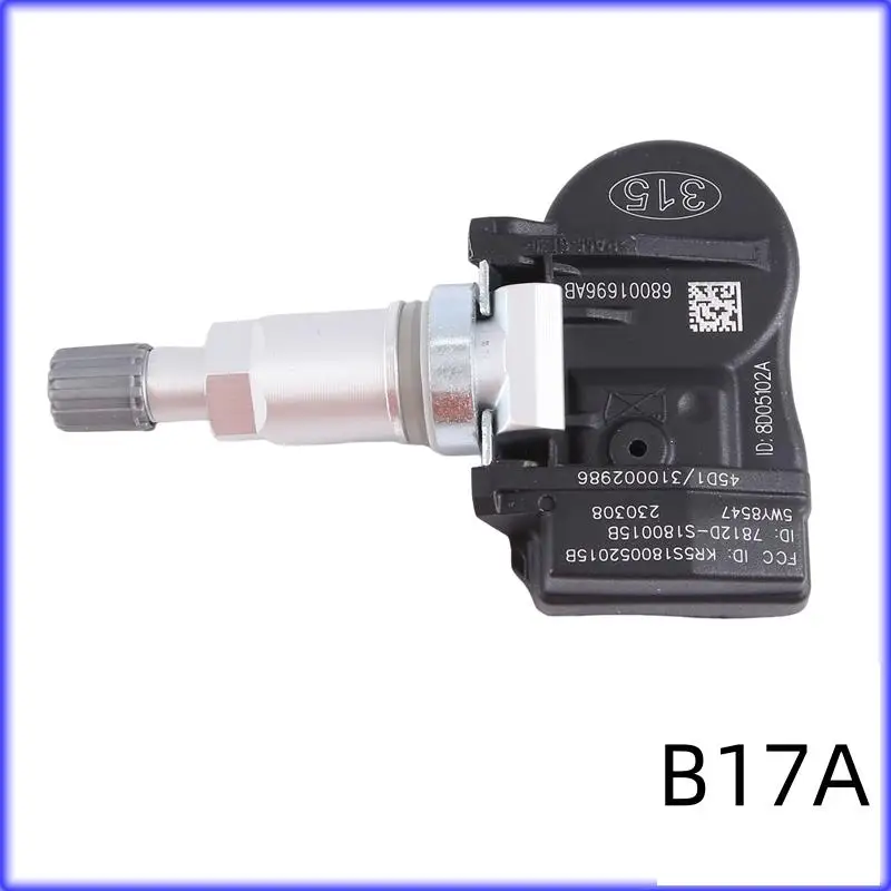 

BT-TPMS Tire Pressure Sensor For Chrysler 200 Dodge Avenger Caliber Jeep Compass 315Mhz 68001696AB 68001696AA