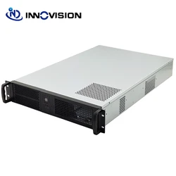 Flexible 19inch rack mount 2u server chassis support EEB 12*13 inch board with 2*5.25inch bays