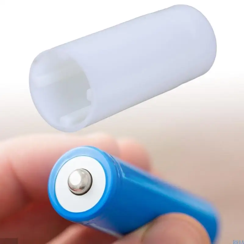 Tubo conversione della batteria in plastica R91A per l'utilizzo 18650 batteria in Dispositiva 26650 Custodia per manica a