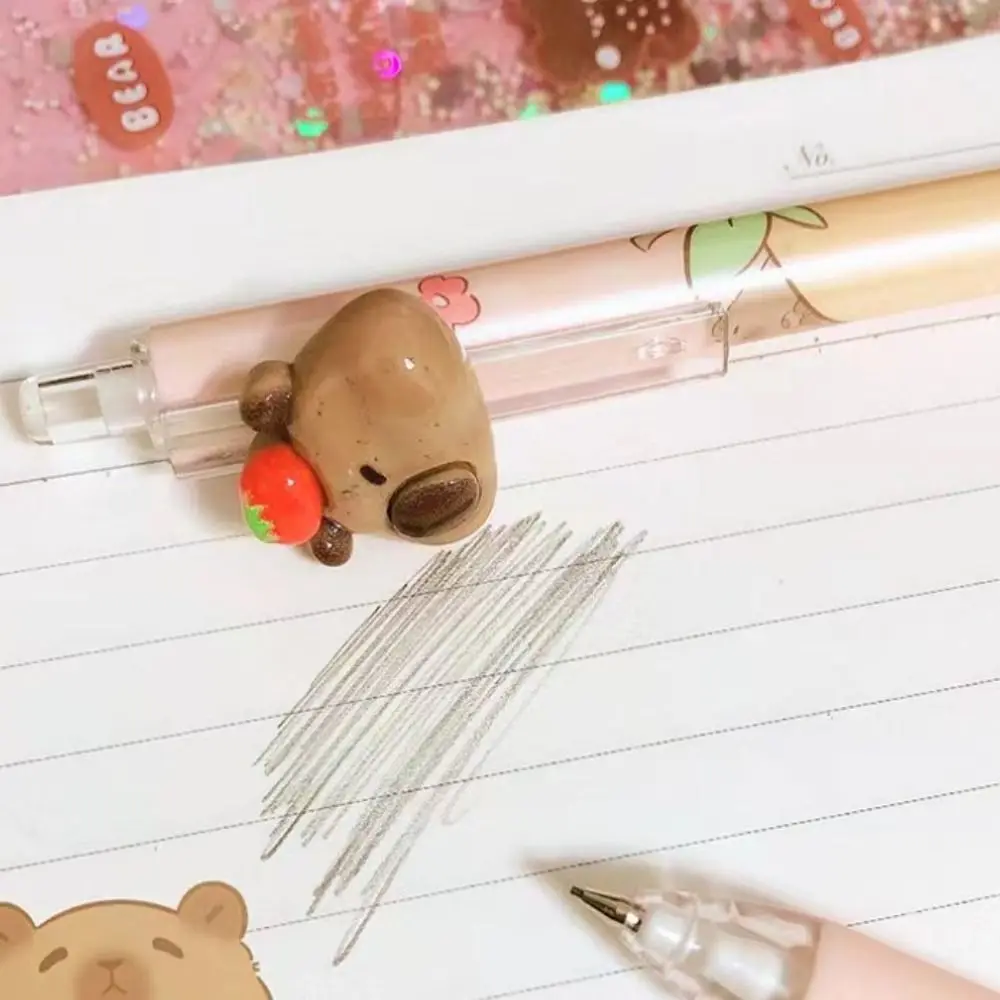 

Pretty Aesthetic Kawaii Capybara Gel Pen Cartoon 0.5mm Erasable Pen Blue Ink ST Nib Cute Writing Pen Students