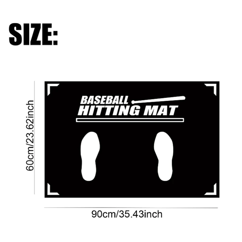 T Ball, Baseball and Softball Batting Training Mat Baseball Training Mats Posture Correcting Pad