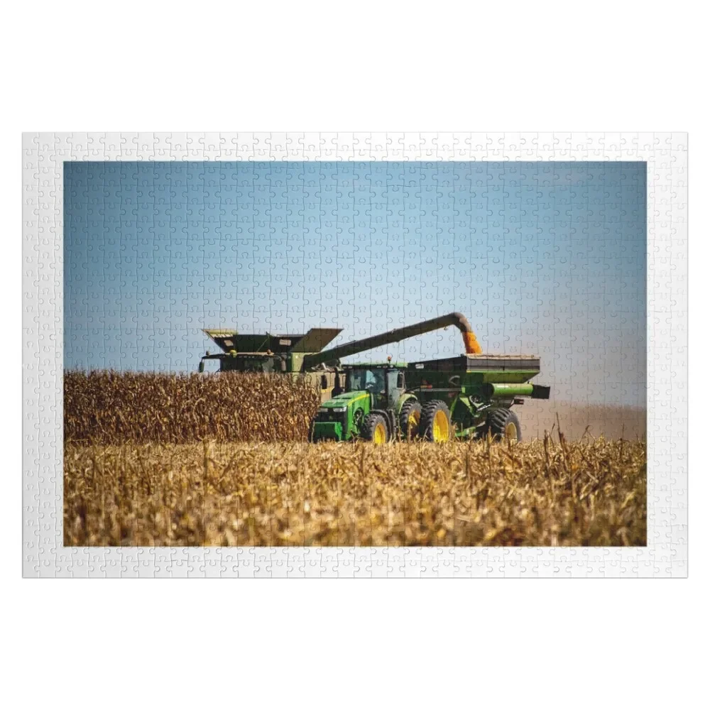 Corn harvest Jigsaw Puzzle Jigsaw Custom Anime Puzzle