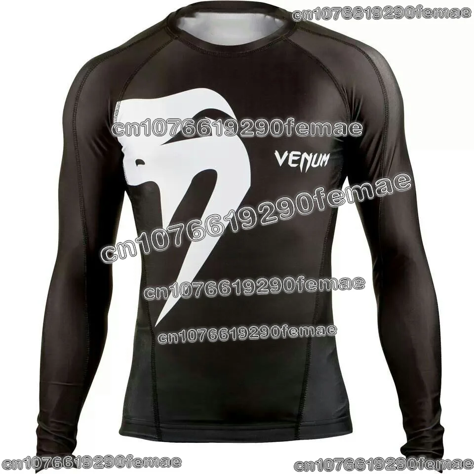تي شيرت رياضي MMA عالي الجودة بأكمام طويلة مريح وسريع الجفاف للملاكمة ساندا القتال القتالي للتمرين اليومي في صالة الألعاب الرياضية