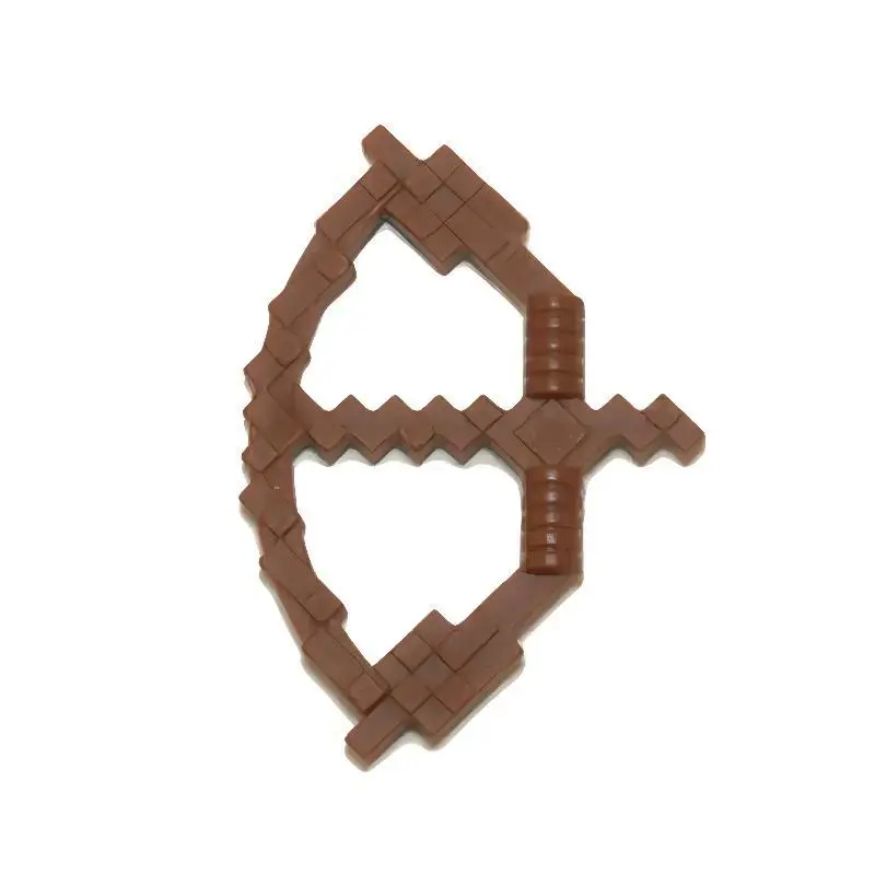 

[10p] MOC Parts Building Blocks 18792 Minifigure Pixel Bow and Arrow