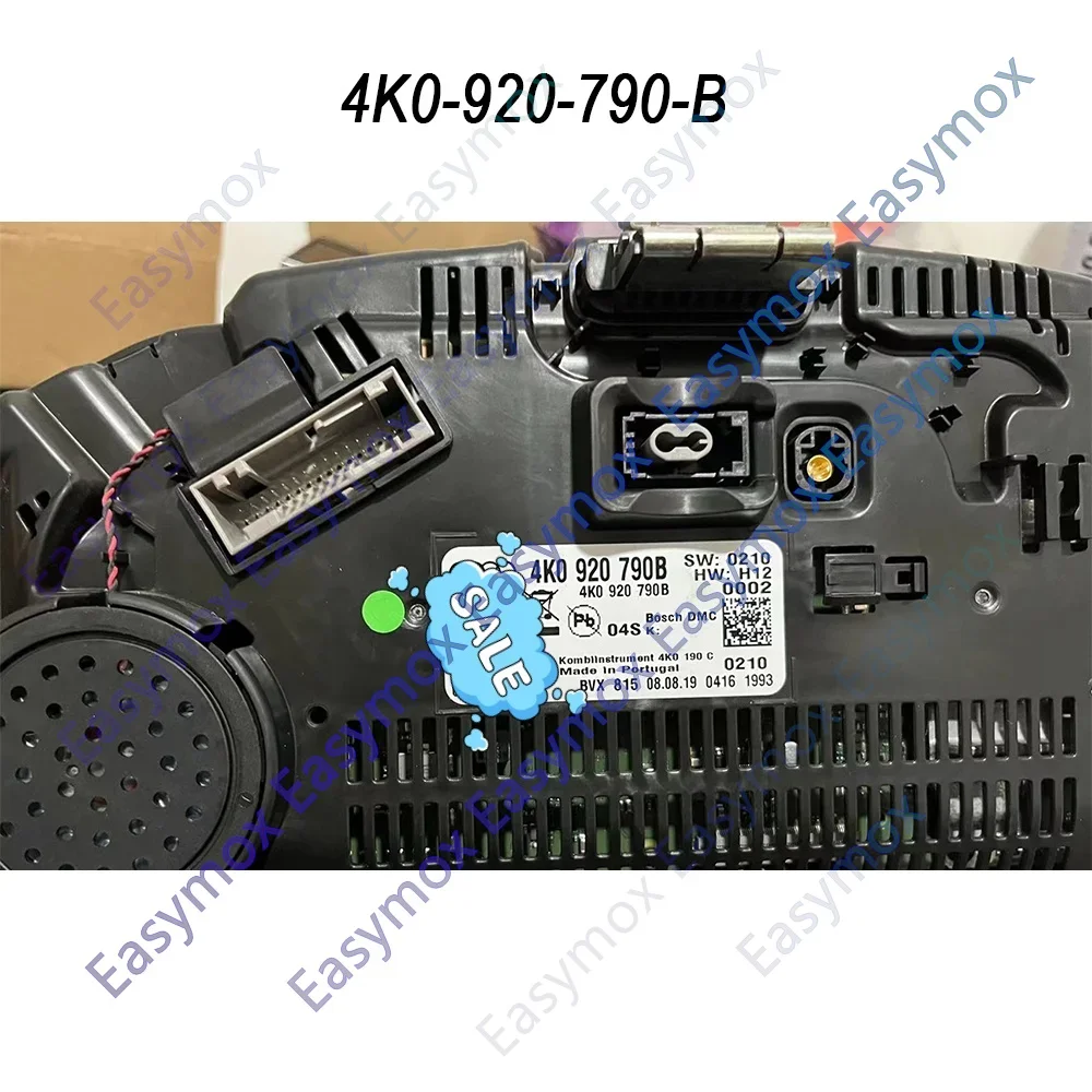 0 Km 4K0 920 790B 4K0920790B 4K0-920-790-B Cluster for Audi RS6 RS7 RS Q8 DIGITAL SPEEDOMETER INSTRUMENT CLUSTER