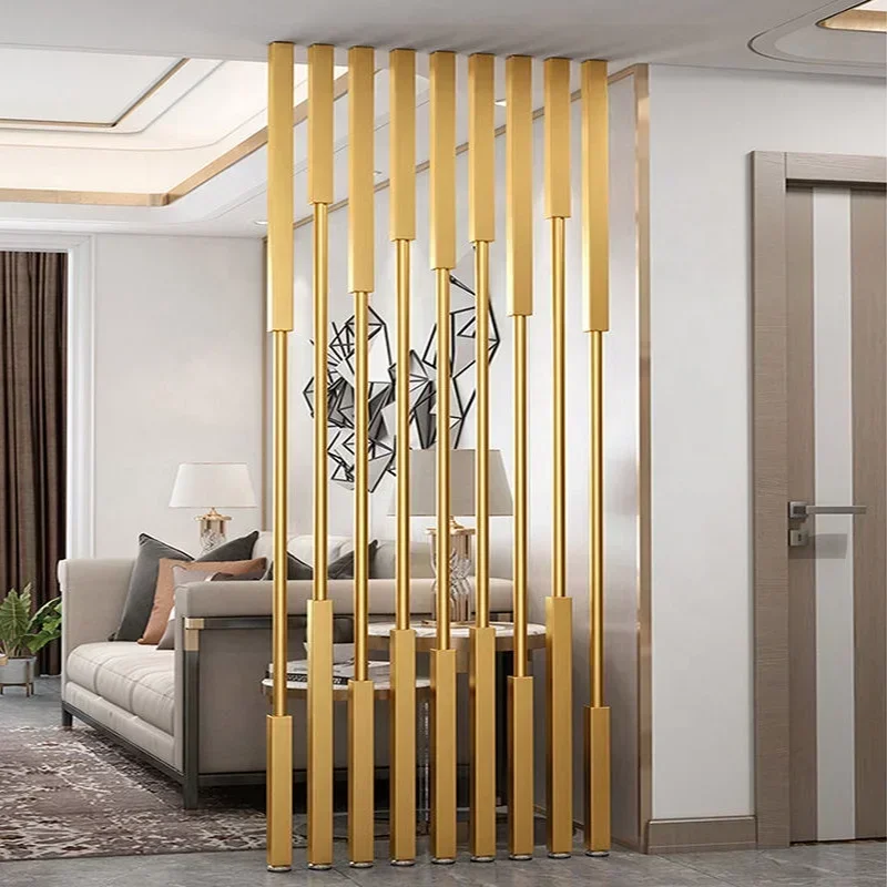 

Scandinavian Screen Partition Living Room Office Decorative Wall Modern Light Luxury Grille Gateway Columns Without Punching