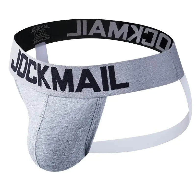 JOCKMAIL New Jocks Men tanga hombre Sexy Men Underwear Briefs Gay Penis Pouch Wonderjock Bikini Underwear Man Jockstrap thong