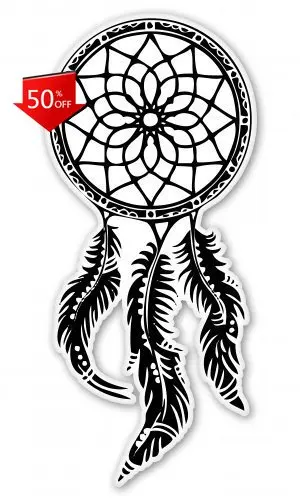 

Dreamcatcher Trendy Laptop Car Window Bumper Waterproof Vinyl Decal Decoration Retro Vintage Funny Aesthetic Cute